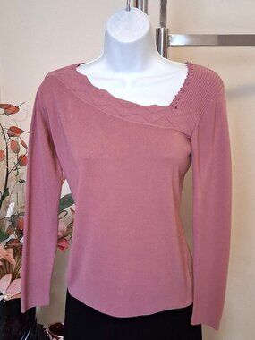 2 for $45 High Quality Knit Cardigan V Neck Sweater - Soft Knitwear - Purple 10
